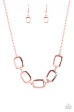 Gorgeously Geometric - Copper Necklace Paparazzi