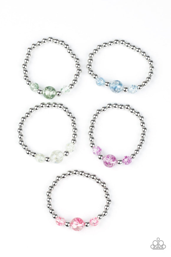 Starlet Shimmer - Marbled Stretchy Bracelets Paparazzi