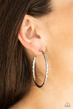 Urban Upgrade - Silver Hoop Earrings Paparazzi