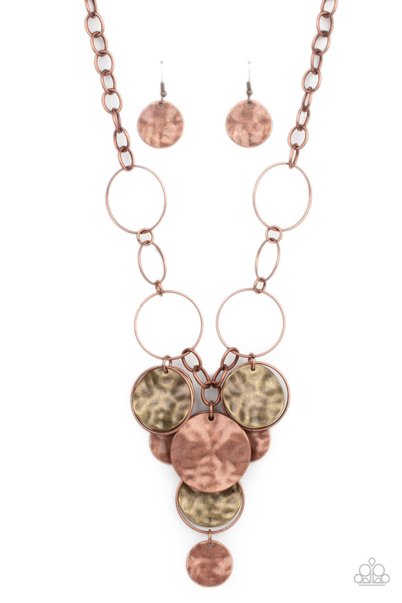 Learn the HARDWARE Way - Copper Necklace Paparazzi