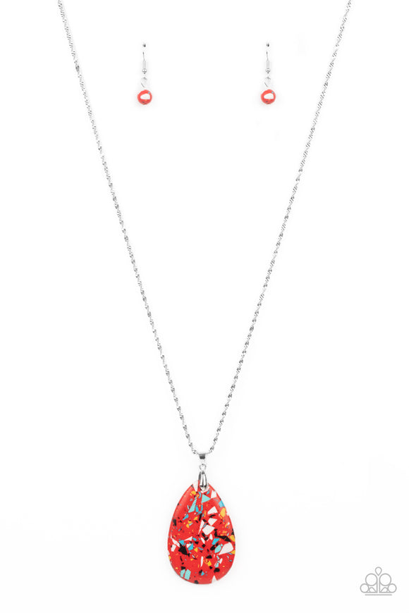 Extra Elemental - Red Necklace Paparazzi