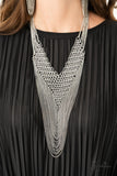 Defiant - Paparazzi Zi Collection Silver Necklace