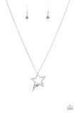 Lights Up the Sky - Silver Star Necklace Paparazzi