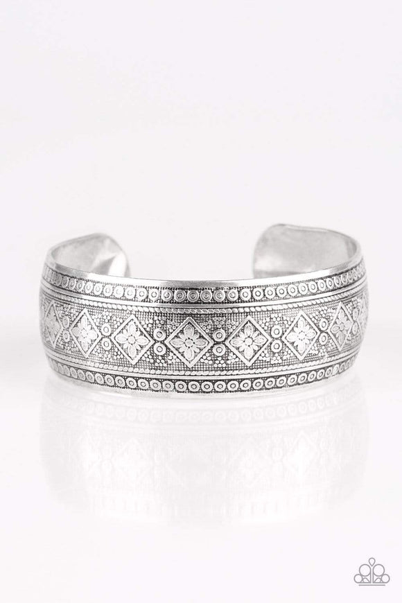 Snazzychicjewelryboutique Bracelet Gorgeously Gypsy - Silver Cuff Bracelet Paparazzi