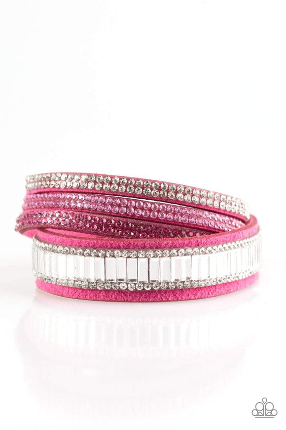 Snazzychicjewelryboutique Bracelet Just In SHOWTIME - Pink Wrap Bracelet Paparazzi