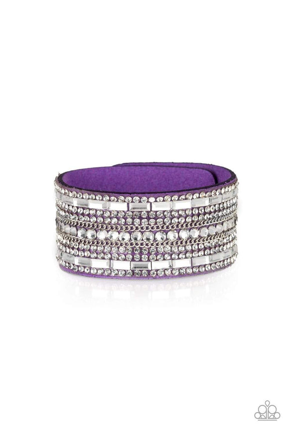 Snazzychicjewelryboutique Bracelet Rebel Radiance - Purple Wrap Bracelet Paparazzi