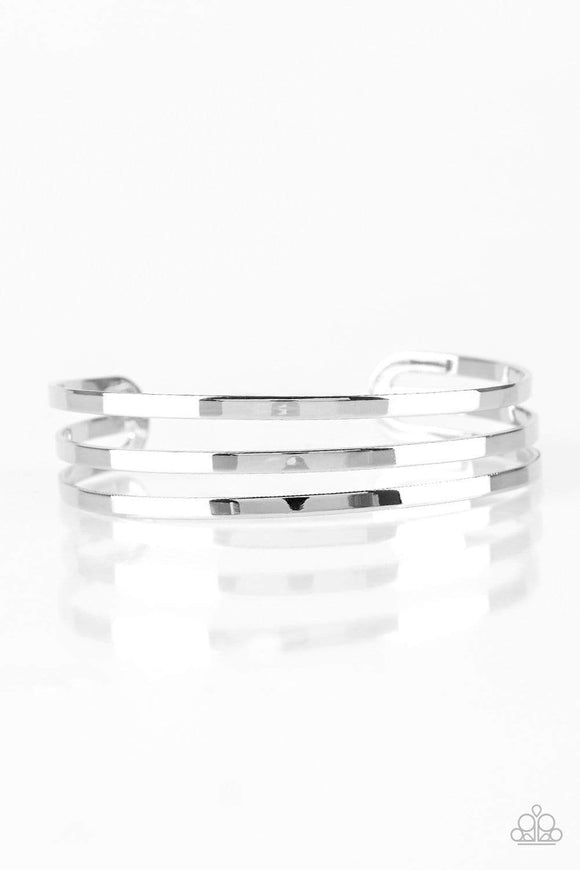 Snazzychicjewelryboutique Bracelet Street Sleek - Silver Cuff Bracelet Paparazzi