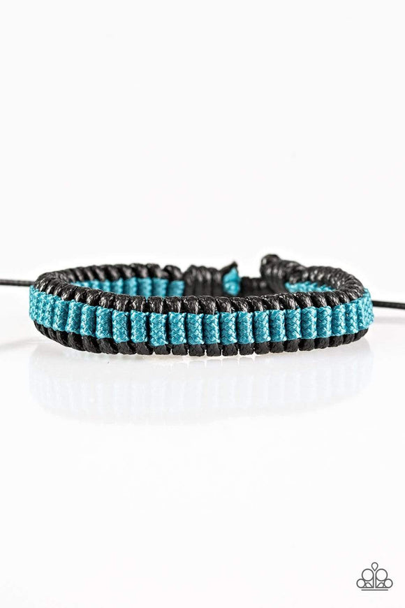 Snazzychicjewelryboutique Bracelet Trail Tracker - Blue Urban Bracelet Paparazzi