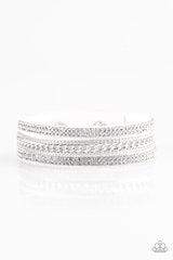 Snazzychicjewelryboutique Bracelet Unstoppable - White Wrap Bracelet Paparazzi