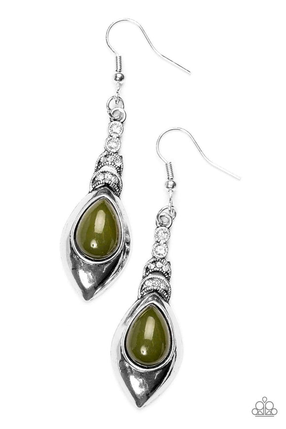 Snazzychicjewelryboutique Earrings You Know HUE - Green Earrings Paparazzi