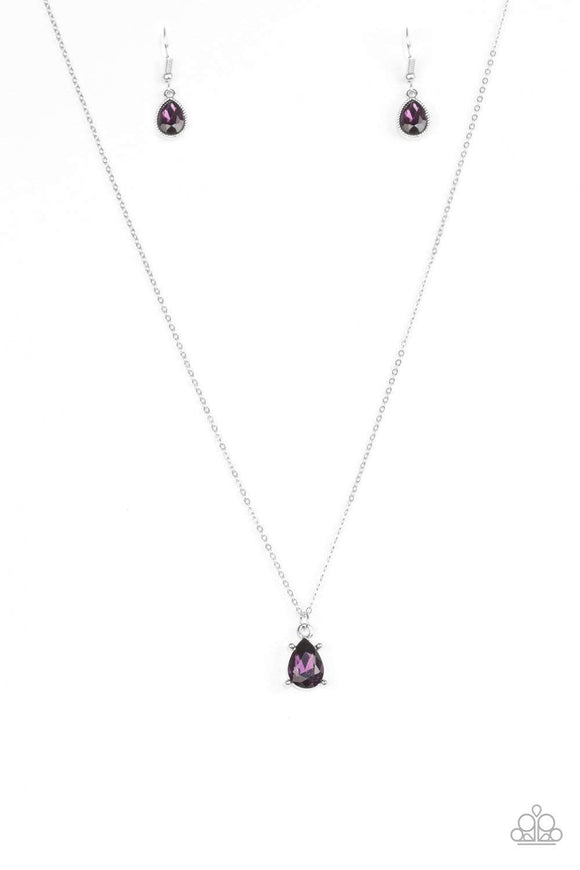 Snazzychicjewelryboutique Necklace Classy Classicist - Purple Necklace Paparazzi