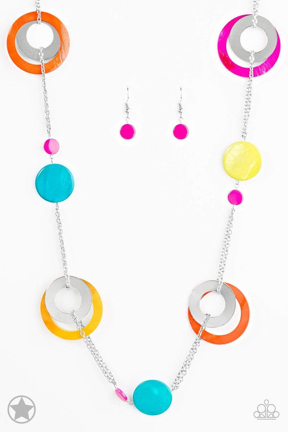 Snazzychicjewelryboutique Necklace Kaleidoscopically Captivating - Multi Blockbuster Necklace Paparazzi