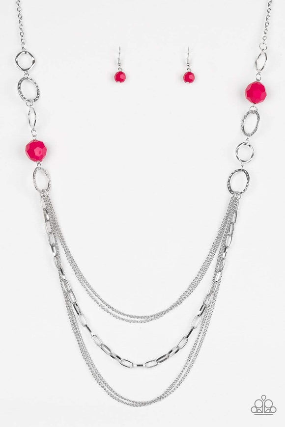 Snazzychicjewelryboutique Necklace Margarita Masquerades - Pink Necklace Paparazzi