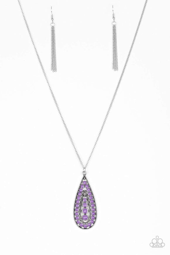 Snazzychicjewelryboutique Necklace Tiki Tease - Purple Necklace Paparazzi