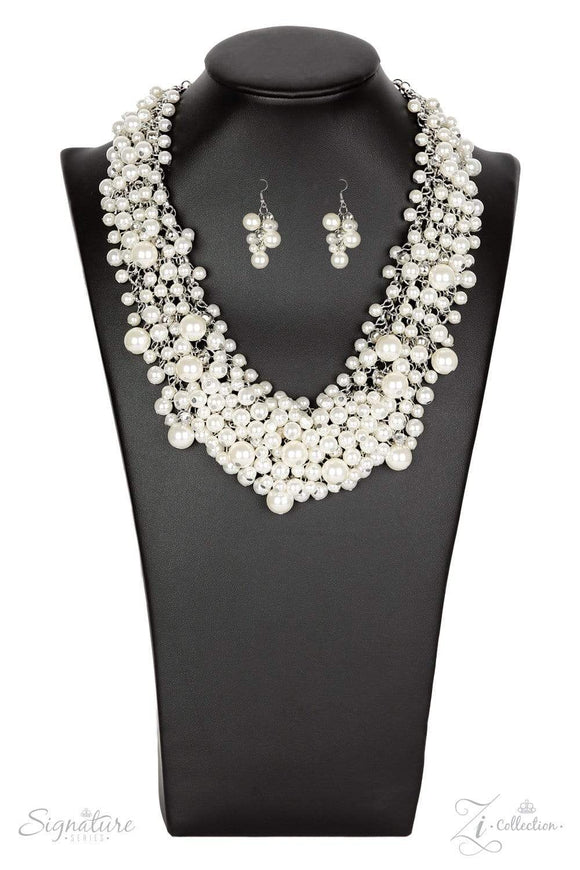 Snazzychicjewelryboutique Statement Piece The Tracey - Zi Collection Pearl Necklace Paparazzi