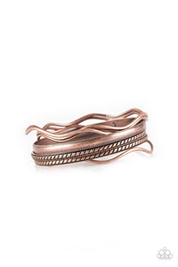 Zesty Zimbabwe - Copper Bangle Bracelets Paparazzi