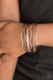 Zesty Zimbabwe - Copper Bangle Bracelets Paparazzi