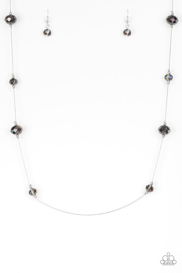 Champagne On The Rocks - Multi Iridescent Necklace Paparazzi