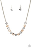 Simple Sheen - Silver and Gold Multi Necklace Paparazzi