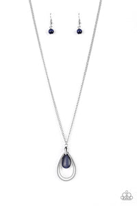 Teardrop Tranquility - Blue Moonstone Necklace Paparazzi