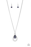 Teardrop Tranquility - Blue Moonstone Necklace Paparazzi