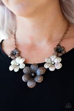 Secret Garden - Multi Flower Necklace Paparazzi