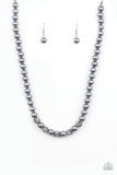 Posh Boss - Silver Pearl Necklace Paparazzi