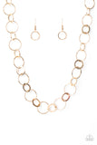 Revolutionary Radiance - Gold Necklace Paparazzi