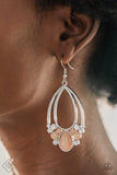 Look Into My Crystal Ball - Fashion Fix February 2021 Orange Earrings