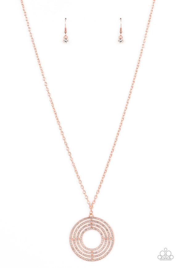 High-Value Target - Copper Necklace Paparazzi