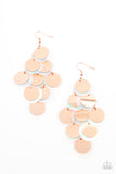 Sequin Seeker - Copper Earrings Paparazzi