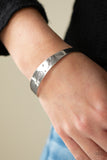 Dandelion Dreamland - Silver Bangle Bracelet