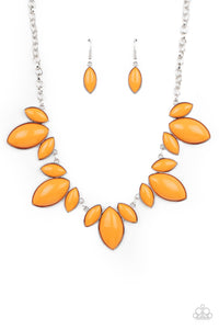 Viva La Vacation - Orange Necklace Paparazzi