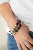 Authentically Artisan - Black Stretch Bracelet Paparazzi