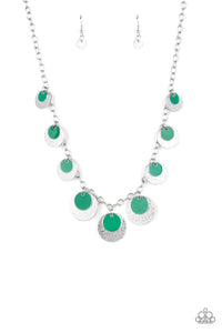 The Cosmos Are Calling - Green Necklace Paparazzi