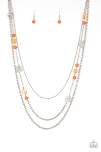 Pretty Pop-tastic! - Orange Necklace Paparazzi