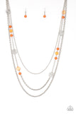 Pretty Pop-tastic! - Orange Necklace Paparazzi