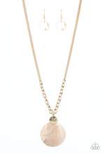 A Top SHELLer - Gold Shell Necklace Paparazzi