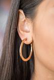 Be All BRIGHT - Gold Hoop Earrings Paparazzi