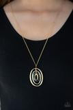 Classic Convergence - Multi Gold Silver Gunmetal Necklace Paparazzi