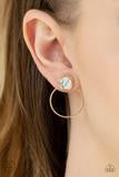 Simply Stone Dweller - Gold Post Earrings Paparazzi