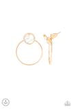 Simply Stone Dweller - Gold Post Earrings Paparazzi