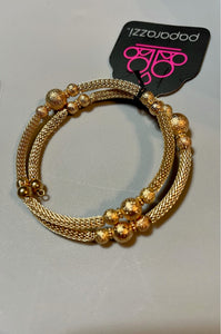 West End Wraparound None - Gold Coil Bracelet Paparazzi