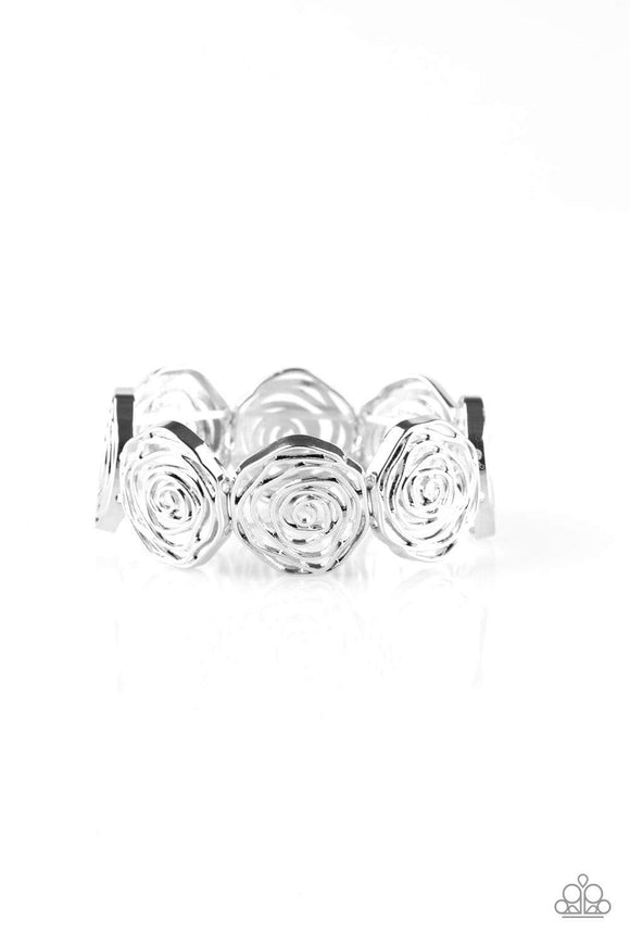 Snazzychicjewelryboutique Bracelet Beat Around The ROSEBUSH - Silver Bracelet Paparazzi