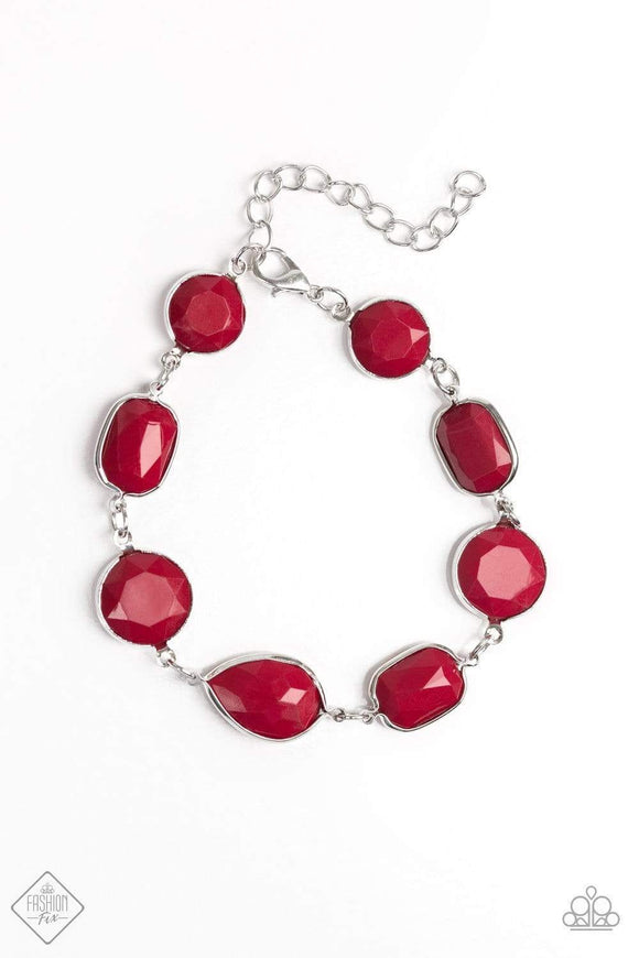 Snazzychicjewelryboutique Bracelet Carefree Spirit - Red Bracelet Paparazzi