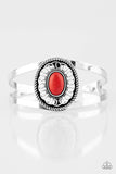 Snazzychicjewelryboutique Bracelet Deep In The TUMBLEWEEDS - Red Cuff Bracelet Paparazzi