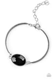 Snazzychicjewelryboutique Bracelet Definitely Dashing - Black Gem Bracelet Paparazzi