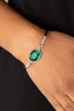 Snazzychicjewelryboutique Bracelet Definitely Dashing - Green Gem Bracelet Paparazzi