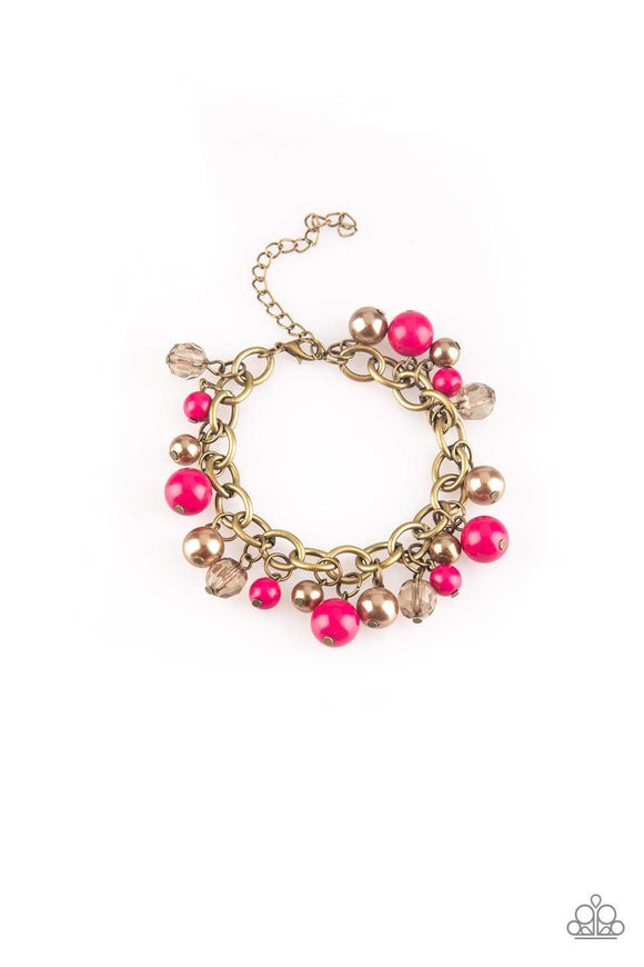 Snazzychicjewelryboutique Bracelet Grit and Glamour - Pink Bracelet Paparazzi