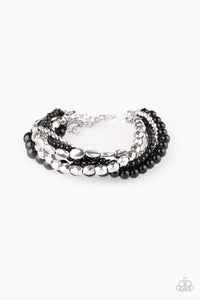 Snazzychicjewelryboutique Bracelet Metro Mix Up - Black Bracelet Paparazzi